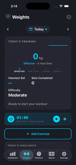 Importing a program into Intrvl